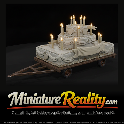Birthday Cake Parade Float Trailer