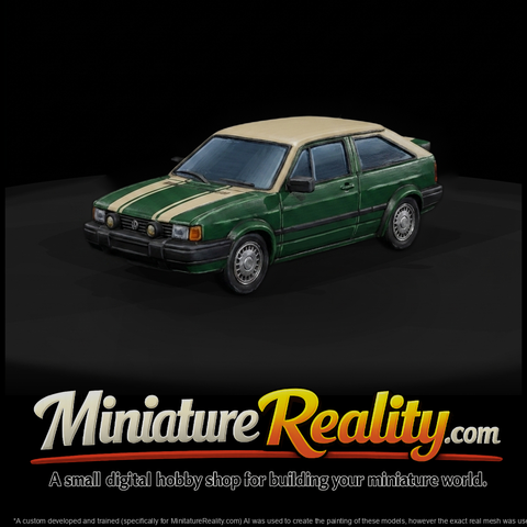 Classic Volkswagen‑Style Compact Car