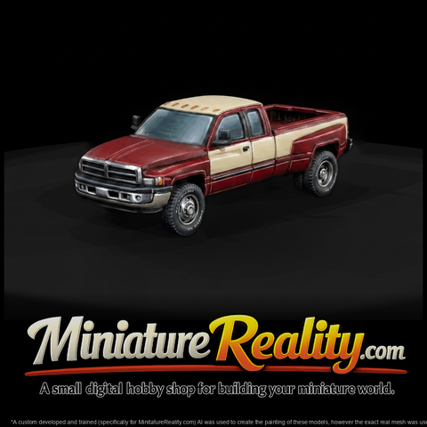 Vintage Dodge Ram Dually Pickup