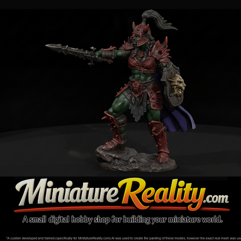 Orc Warlord with Jagged Blade