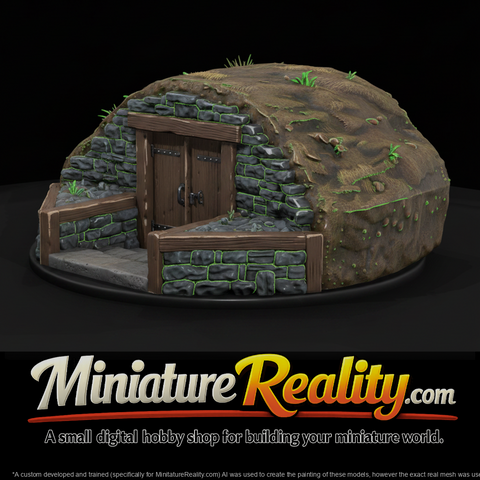 Farm Root Cellar with Stone Entry