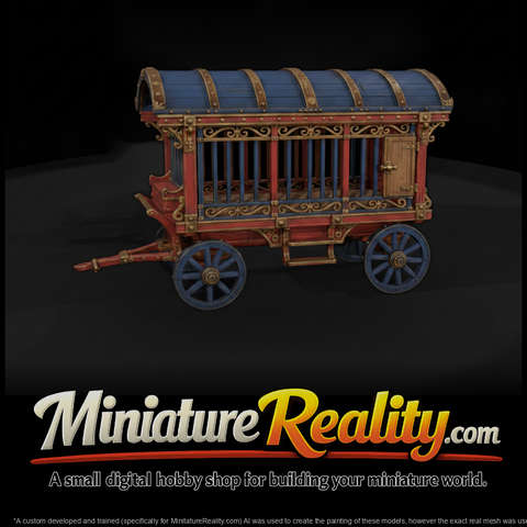 Cir 190 Prop Circus Cage Wagon