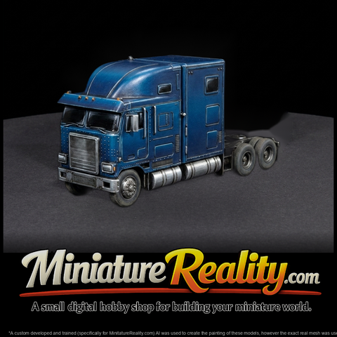 Cabover Sleeper Semi Truck
