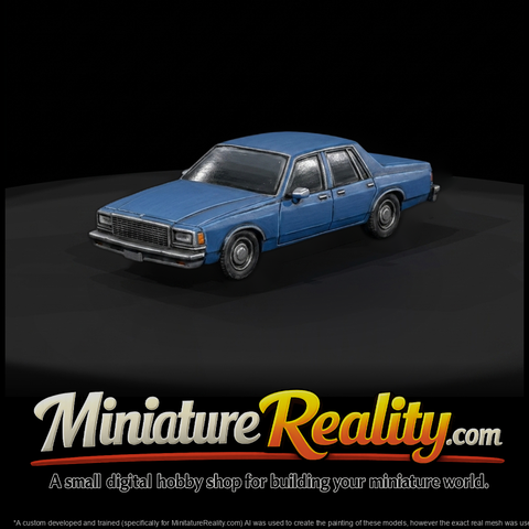 Midcentury 4-Door Sedan (Scale Car)
