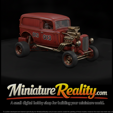 Car 013 Hot Rod Fire Wagon