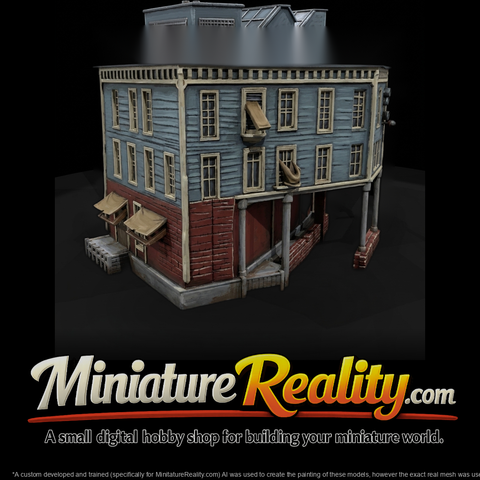 Raised Urban Townhouse — Corner Storefront