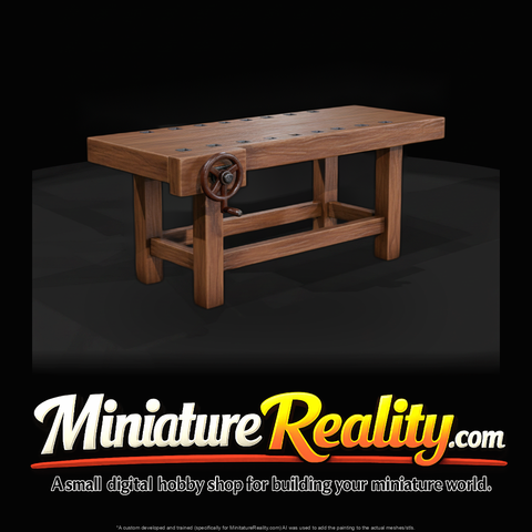 Wooden Wooden Workbench with Vise with Vise