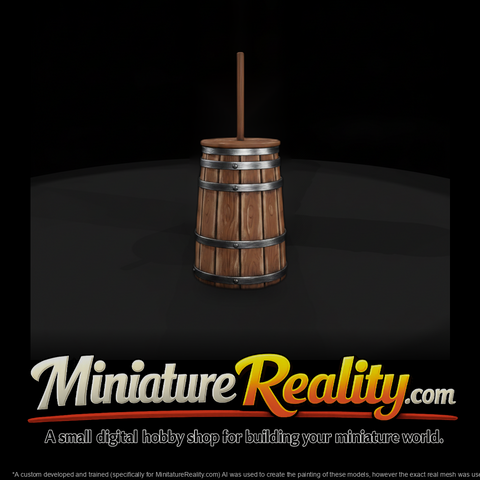 Antique Wooden Butter Churn