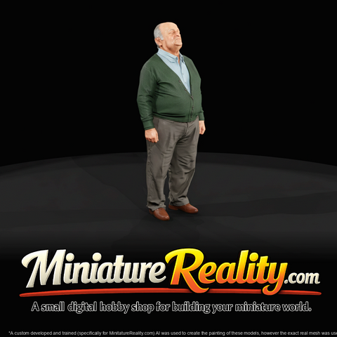 Standing Adult Male Figure (Casual Clothing)