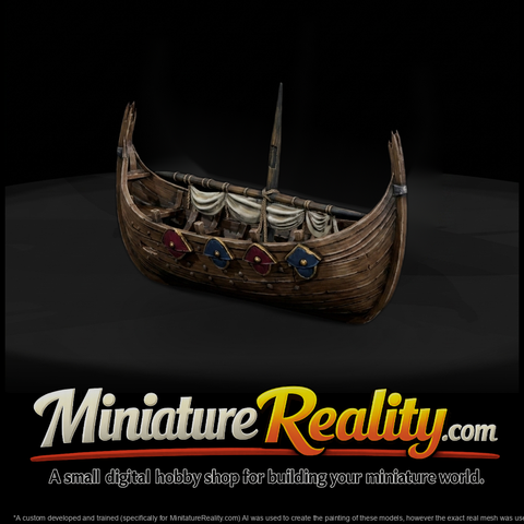 Viking Longship Hull — Centerpiece