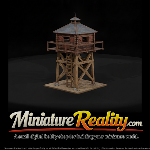Mil 011 Wild West Fort Timber Lookout Tower