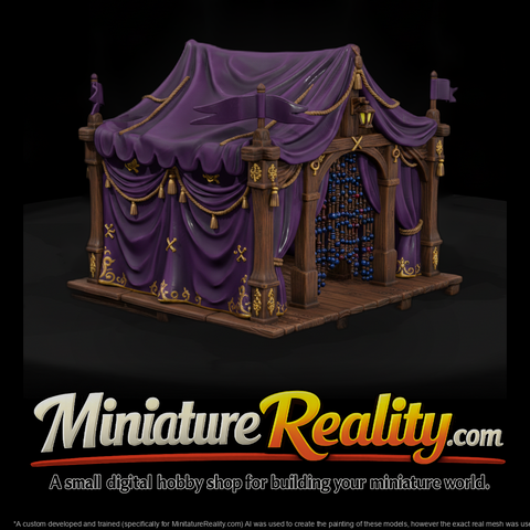 Cir 185 Stall Fortune Teller Tent