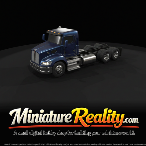 2009 Kenworth T440 3‑Axle Chassis Truck