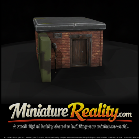 Mil 125 Ww2 England Brick Air Raid Shelter