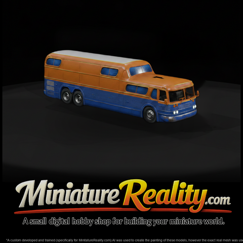 Streamlined 1950s Highway Coach