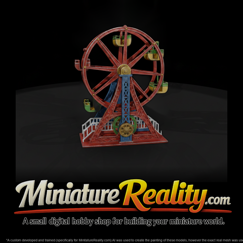 Vintage Kiddie Ferris Wheel Ride