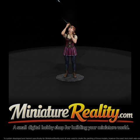 Cir 059 Sideshow Lady Sword Swallower