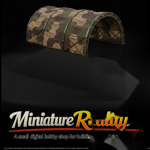 Mil 244 Modern Desert Clamshell Tent Hangar