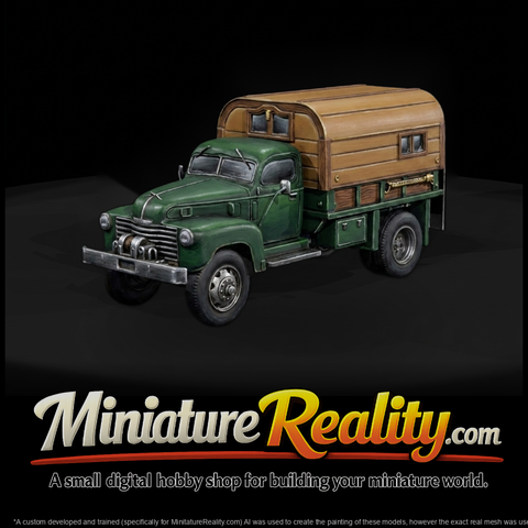 Vintage Camper Pickup
