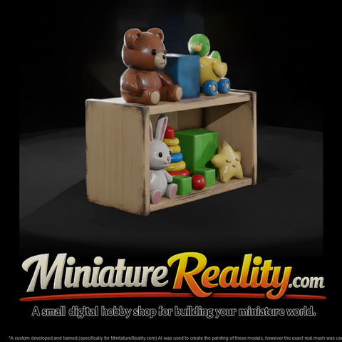 Mr Toyprops 100 001 096 Bedroom Toy Shelf