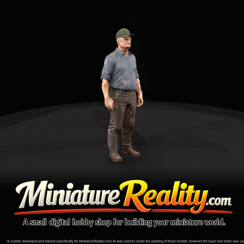 Modern Golfer — Male, Swinging Pose