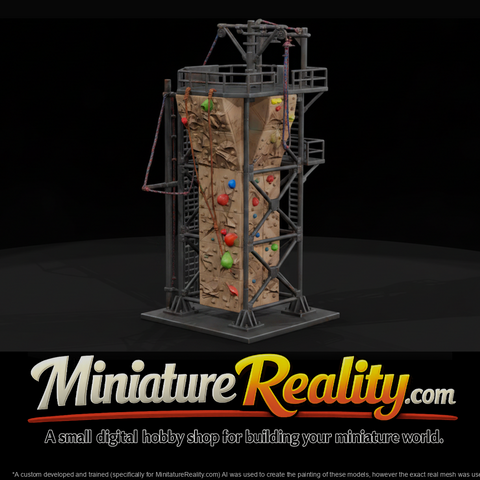 Outdoor Climbing Tower with Rope Rigging