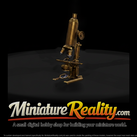 Antique Brass Microscope