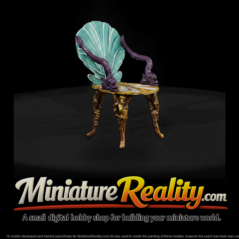 Venetian Grotto Shell Armchair