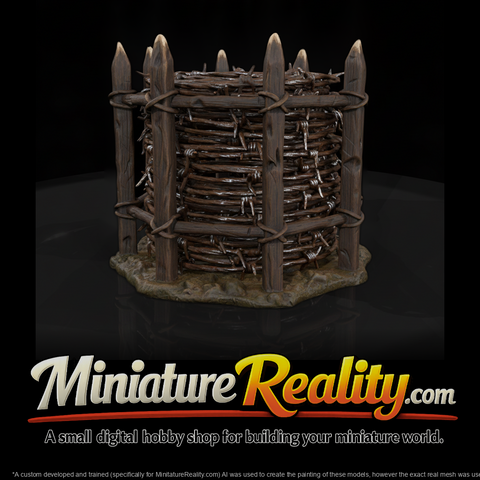 Coiled Barbed Wire Obstacle