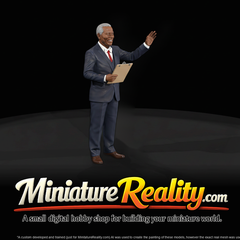 City Official - Standing Male Figure (Modern Suit)