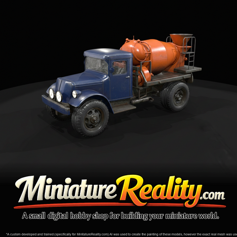 concrete mixer truck 1960 2