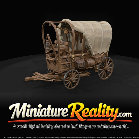 Covered Wagon (Detailed)
