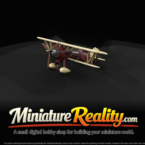 Curtiss P-6 Hawk Miniature (1930s Biplane)