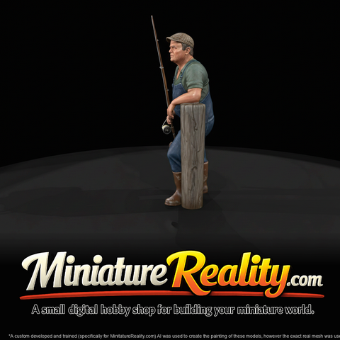 Dock Worker Figure (Mid-20th–21st century) — Male Fisherman
