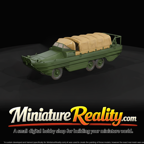 Duck Boat Miniature (Amphibious Vehicle)
