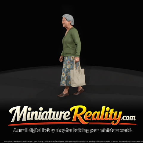 Elderly Woman with Camera