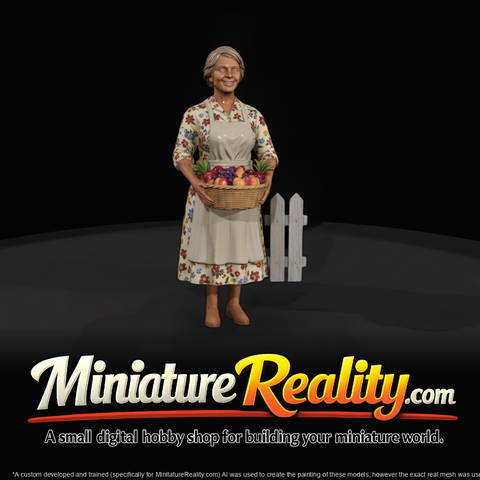 Farm Wife — 1950s (3D Printable)