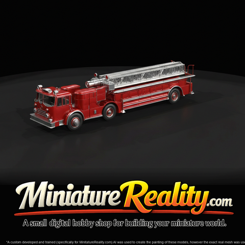 fire truck red yellow