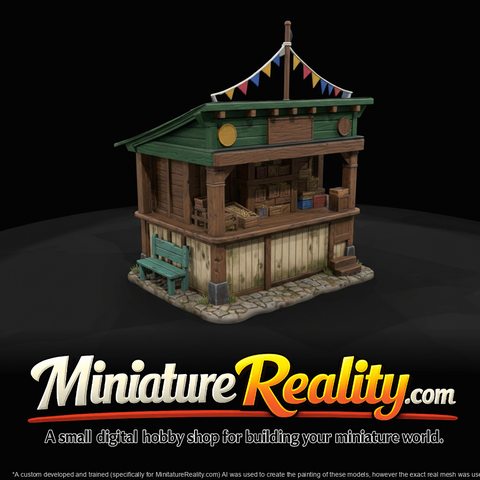 fireworks stand model