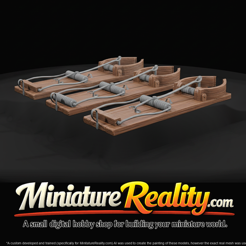 Hunting Traps Miniature Set