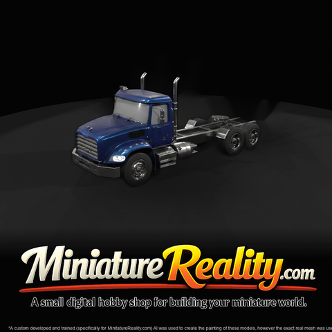 Mack Titan Semi Truck — 3D Printable Miniature
