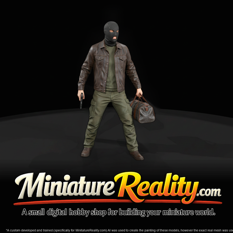 Masked Robber (Male) - Modern Urban Miniature