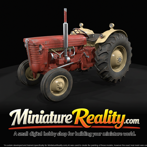 Massey Ferguson 65 Tractor — 3D Printable Miniature