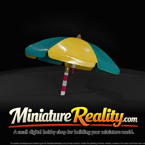 Miniature Beach Umbrella