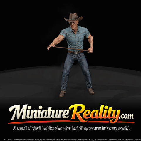 Roberto "Bobby" Sanchez — Western Bar Figure (Printable Miniature)