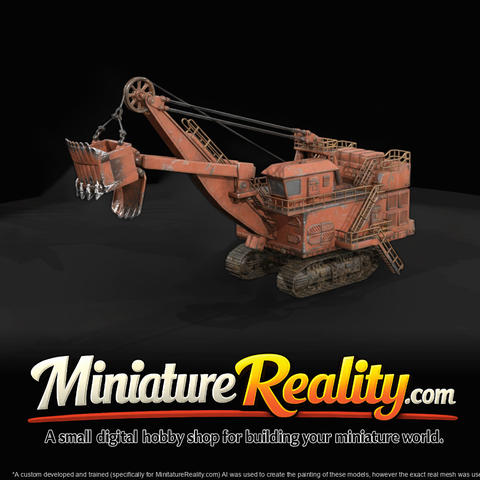 Rope Shovel Excavator Miniature