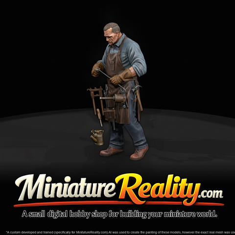Roundhouse Machinist — Railroad Personnel Miniature