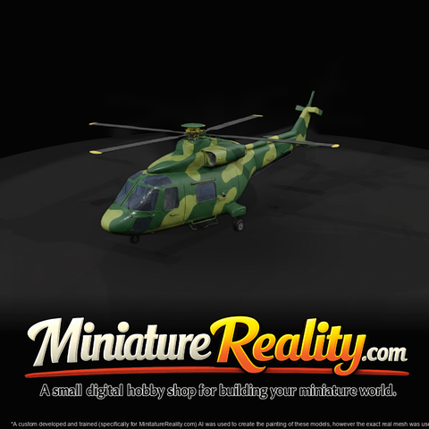 Sikorsky S-76 Spirit Helicopter Model