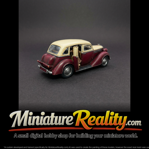 vintage passenger car (saloon)