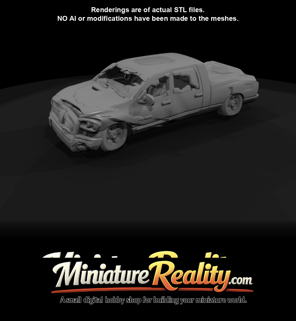 Modern Wrecked pickup